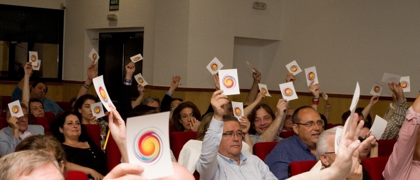 Momento de la votación.