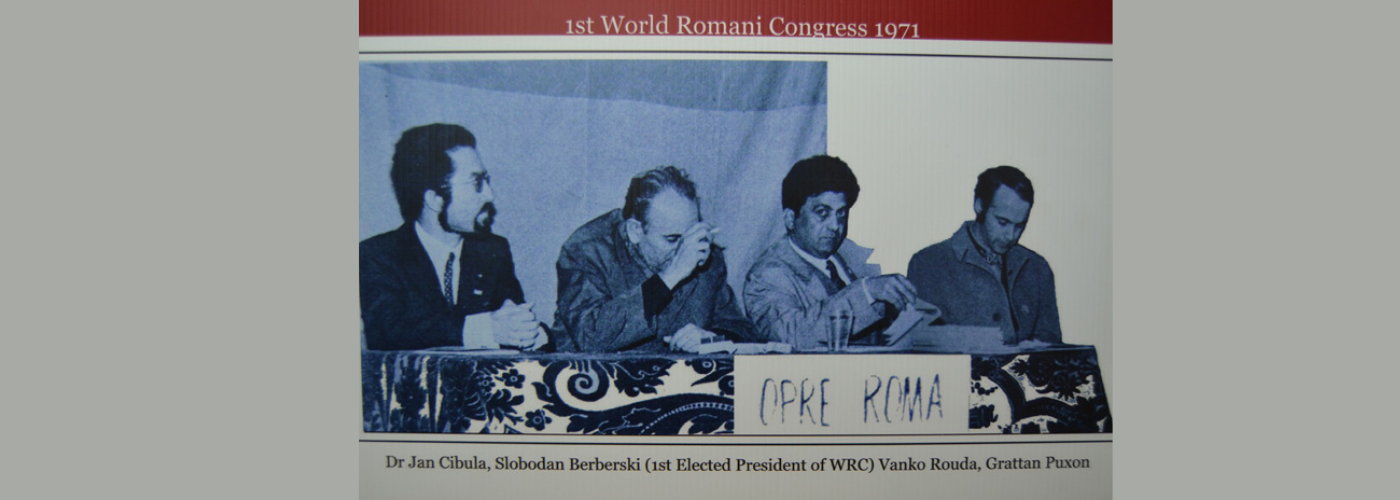 Mesa del Congreso de Londres. 1971 - Unión Romaní