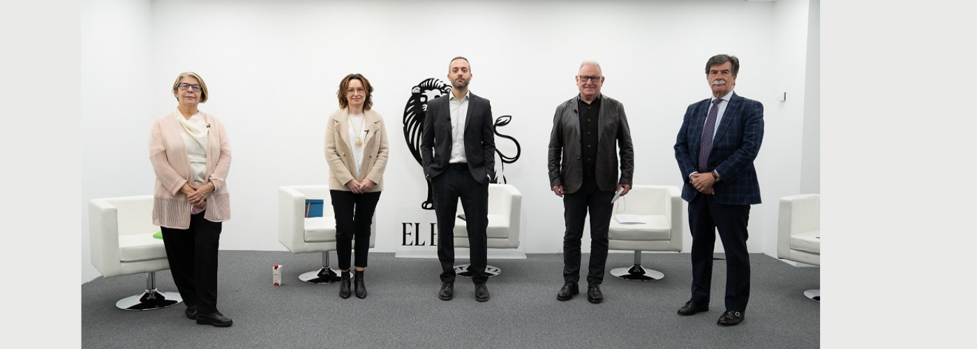 Inés Sabanés, Ángela Milla, José Andrés Gómez, Nel González Zapico y Javier Urra.