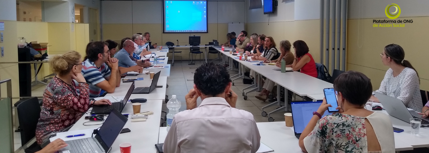 Imagen reunión de Junta Directiva de la Plataforma de ONG de acción social ( 20 de septiembre de 2022)
